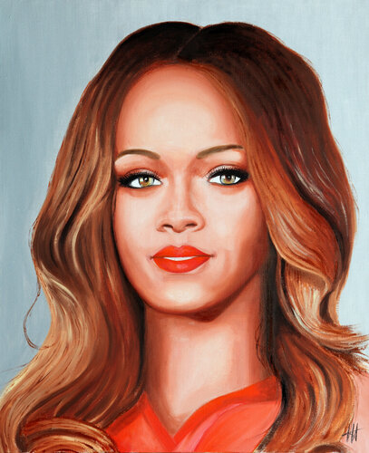 Rihanna / 2 von Jean Jacques Venturini, Malerei kaufen auf Singulart