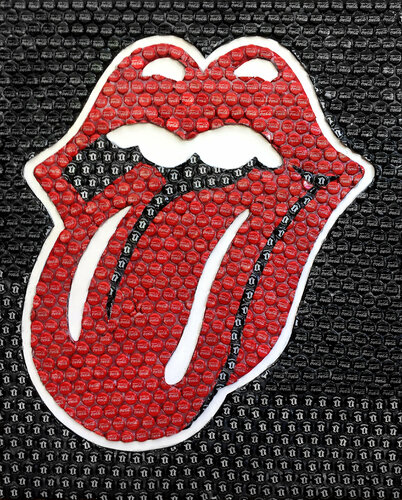 Rolling Stones–Tongue and Lips van Jean Jacques Venturini, Andere media te koop op Singulart