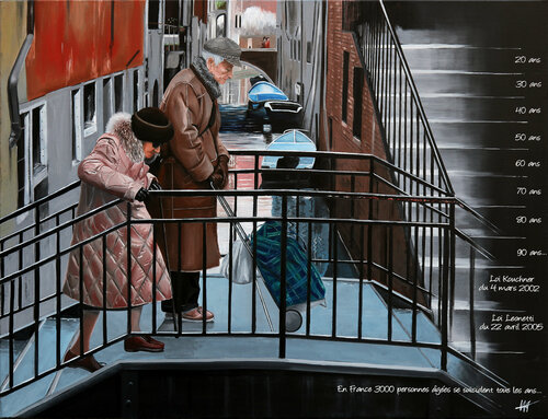 Le dernier pont. di Jean Jacques Venturini, Pittura in vendita su Singulart