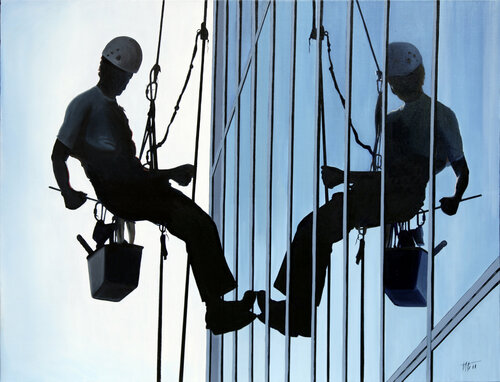 Mitose urbaine / 2 di Jean Jacques Venturini, Pittura in vendita su Singulart