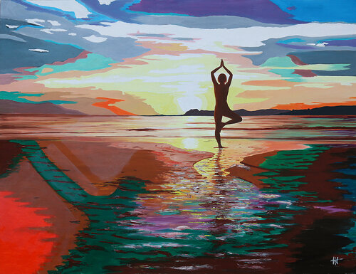 Méditation van Jean Jacques Venturini, Schilderij te koop op Singulart