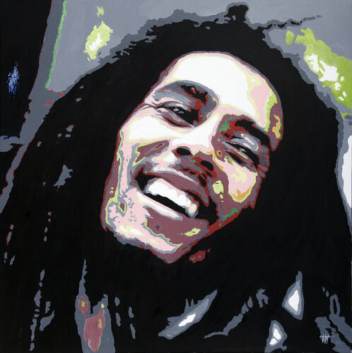 Bob Marley / 1 van Jean Jacques Venturini, Schilderij te koop op Singulart