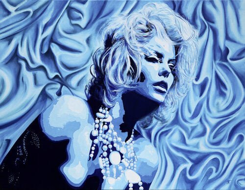 Charlize Theron/1 van Jean Jacques Venturini, Schilderij te koop op Singulart