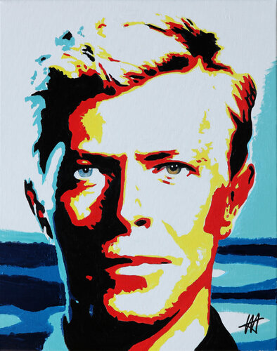 Bowie van Jean Jacques Venturini, Schilderij te koop op Singulart