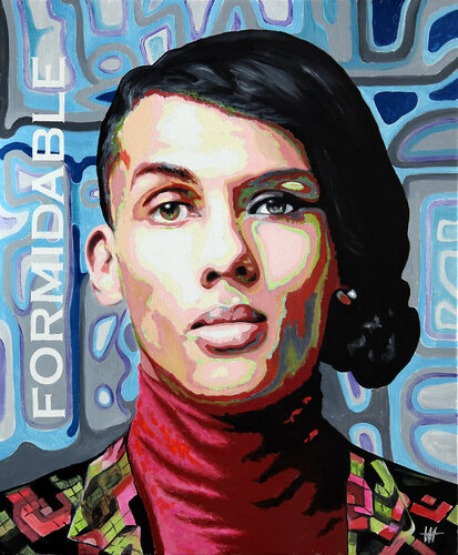 Formidable Stromae van Jean Jacques Venturini, Schilderij te koop op Singulart