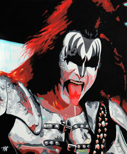 Gene Simmons van Jean Jacques Venturini, Schilderij te koop op Singulart