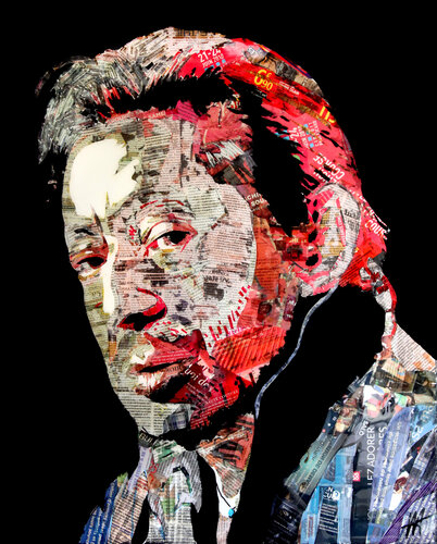 Gainsbourg paper / 5 van Jean Jacques Venturini, Werk op papier te koop op Singulart