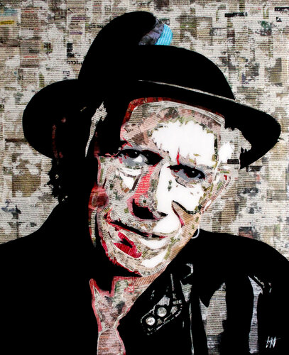 Keith Richards paper /2 van Jean Jacques Venturini, Andere media te koop op Singulart
