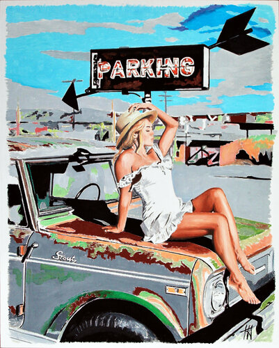 Parking van Jean Jacques Venturini, Schilderij te koop op Singulart