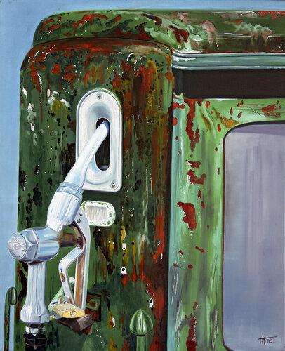 Génération pértrole / 9 van Jean Jacques Venturini, Schilderij te koop op Singulart
