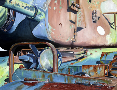 Génération pétrole / 22 van Jean Jacques Venturini, Schilderij te koop op Singulart