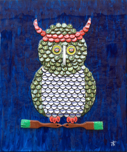 Hibou/1 van Jean Jacques Venturini, Andere media te koop op Singulart