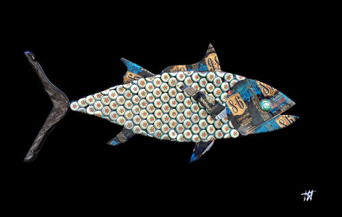 Poisson d'Aguillon / 5 van Jean Jacques Venturini, Andere media te koop op Singulart