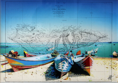 Voyage / 4 " L'Ile de Socotra" van Jean Jacques Venturini, Afdruk te koop op Singulart