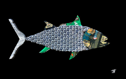 Poisson d'Aguillon / 6 van Jean Jacques Venturini, Andere media te koop op Singulart