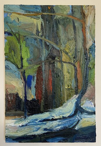 A Long New York Winter by Jenny Wu, Painting for Sale on Singulart