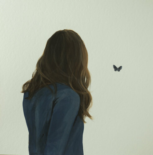 Schmetterling X di Karoline Kroiß, Opera su carta in vendita su Singulart