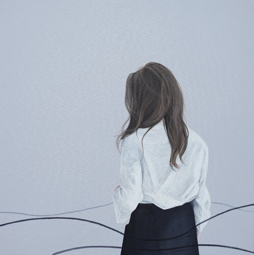 so ist es jetzt van Karoline Kroiß, Schilderij te koop op Singulart