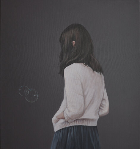 Bis tausend zählen di Karoline Kroiß, Pittura in vendita su Singulart