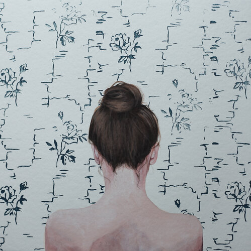 Blumenmuster XX di Karoline Kroiß, Opera su carta in vendita su Singulart