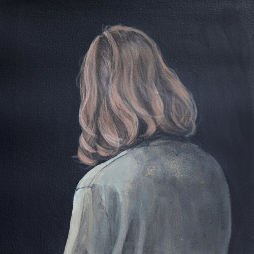 Rückenporträt XXV di Karoline Kroiß, Opera su carta in vendita su Singulart