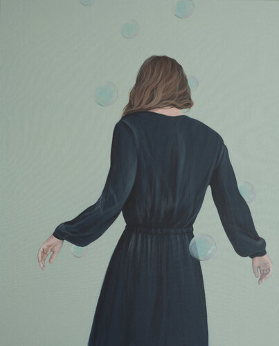 Und plötzlich ganz still van Karoline Kroiß, Schilderij te koop op Singulart