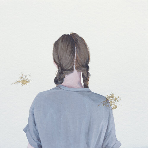 Goldene Reflektion van Karoline Kroiß, Werk op papier te koop op Singulart