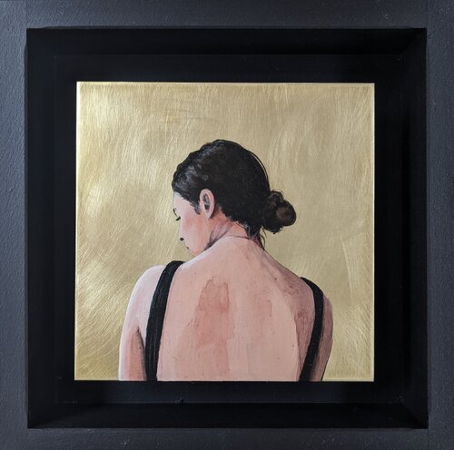 Goldener Moment LXI di Karoline Kroiß, Pittura in vendita su Singulart