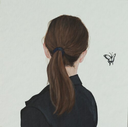 Schmetterling XXI di Karoline Kroiß, Opera su carta in vendita su Singulart