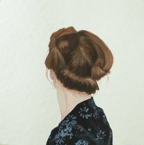 gemusterte Bluse IV Karoline Kroiß