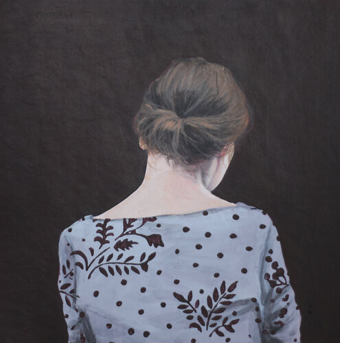 gemusterte Bluse XIII van Karoline Kroiß, Werk op papier te koop op Singulart