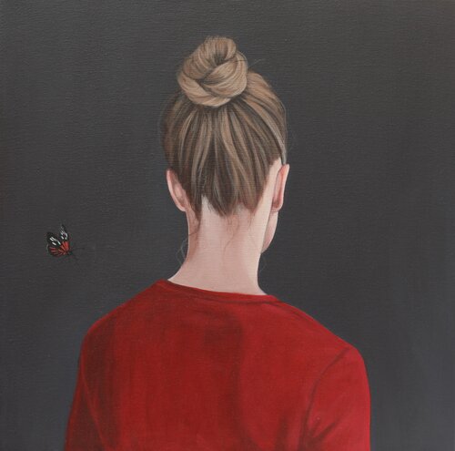 Aber das hier war anders van Karoline Kroiß, Schilderij te koop op Singulart