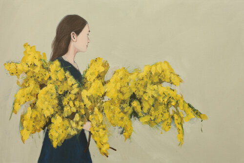 Blumenstrau van Karoline Kroiß, Schilderij te koop op Singulart