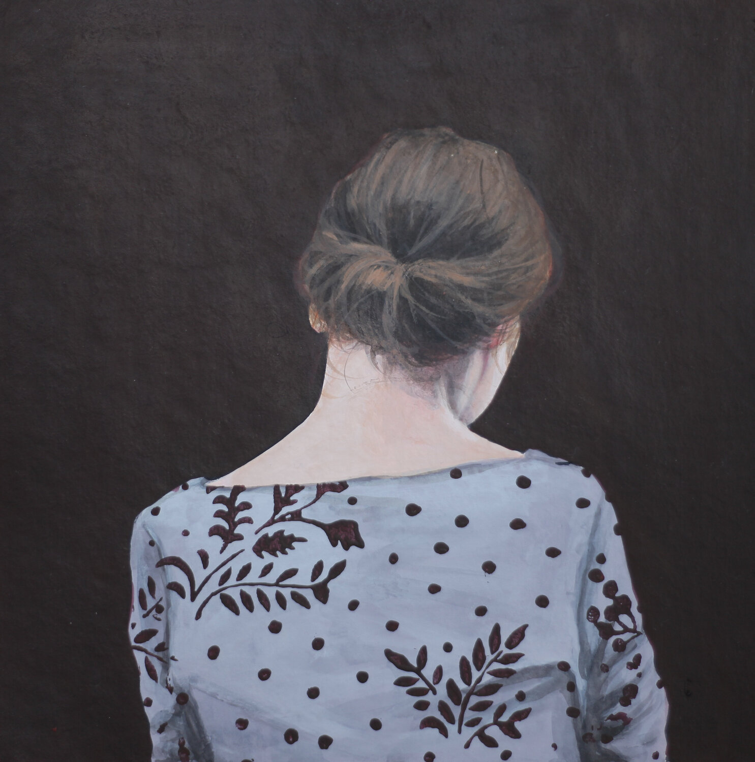gemusterte Bluse XIII Karoline Kroiß