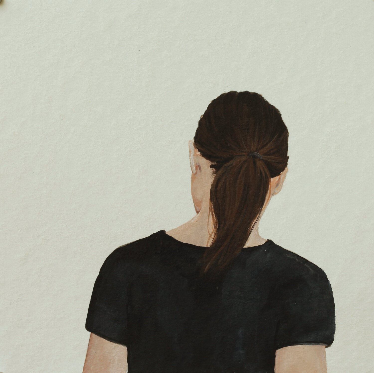 Rückenporträt III Karoline Kroiß Werk auf Papier zu verkaufen