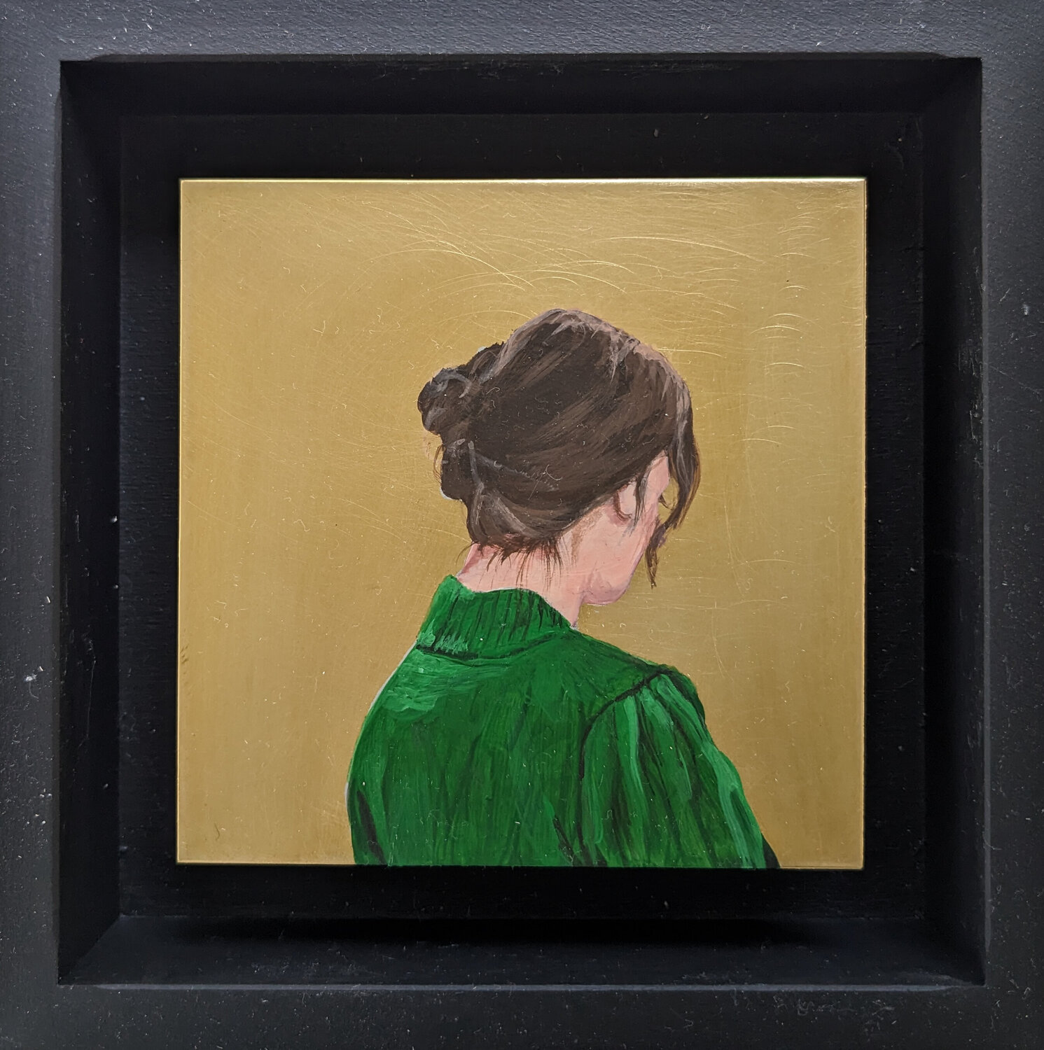 Goldener Moment XXXIV Karoline Kroiß Originalgemälde zu verkaufen