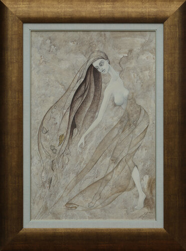 Fairy of Gentle Breath of the Wind van Alexander Jazykov, Schilderij te koop op Singulart
