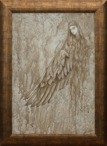 Angel of Nostalgic Rains di Alexander Jazykov, Pittura in vendita su Singulart