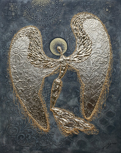 Angel of Warm Memories. di Alexander Jazykov, Pittura in vendita su Singulart