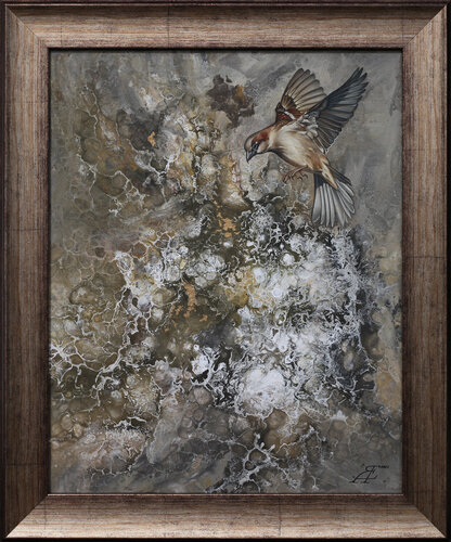Barely Heard Flight. di Alexander Jazykov, Pittura in vendita su Singulart