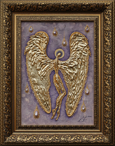 Angel of Lyrical Sensuality. di Alexander Jazykov, Pittura in vendita su Singulart