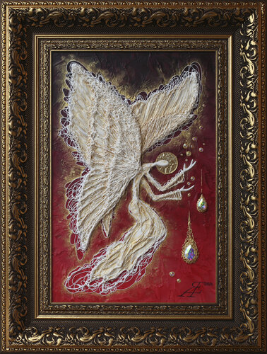 Angel blessing the light. di Alexander Jazykov, Pittura in vendita su Singulart