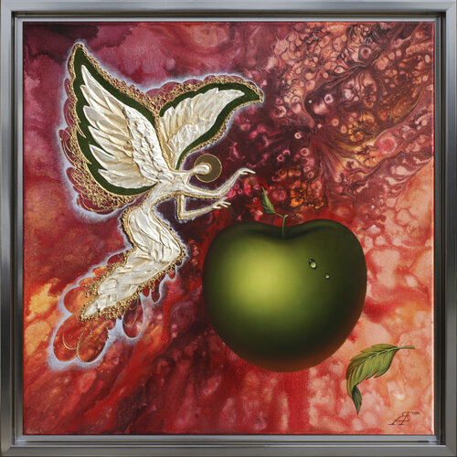 Angel of life. de Alexander Jazykov, Pintura a la venta en Singulart