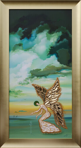 Angel of the First Breath. von Alexander Jazykov, Malerei kaufen auf Singulart