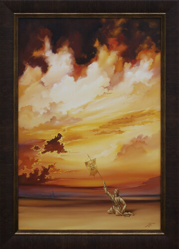 Salvation in Faith. de Alexander Jazykov, Pintura a la venta en Singulart