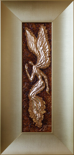 Angel of the Streams of Eternity. van Alexander Jazykov, Schilderij te koop op Singulart