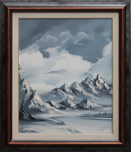 Velvet of a Winter Day. par Alexander Jazykov, Peinture en vente sur Singulart