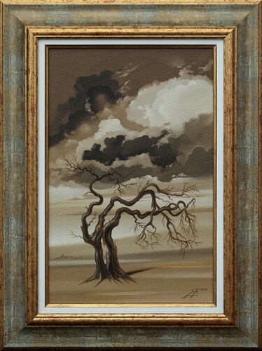 Waiting for the rain. by Alexander Jazykov, Painting for Sale on Singulart