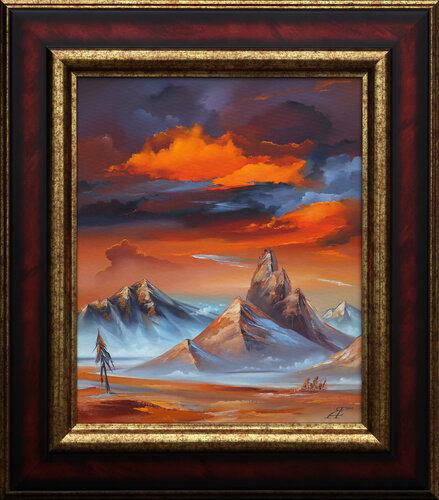 Harmony of warm reflexes. de Alexander Jazykov, Pintura a la venta en Singulart
