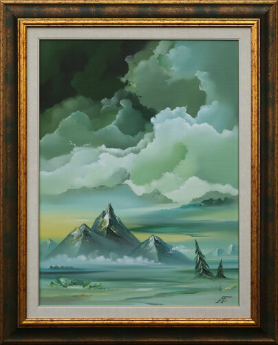 Lost echo. de Alexander Jazykov, Pintura a la venta en Singulart